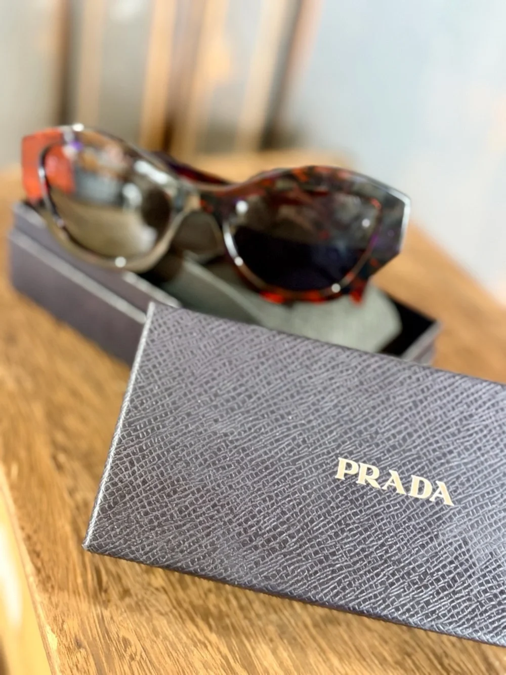 Prada – Sunglasses – Symbole PR 07YS – Honey Havana – Sz. OS - Picture 10 of 10